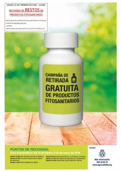 Campaña gratuita para la retirada de restos de productos fitosanitarios en La Matanza de Acentejo